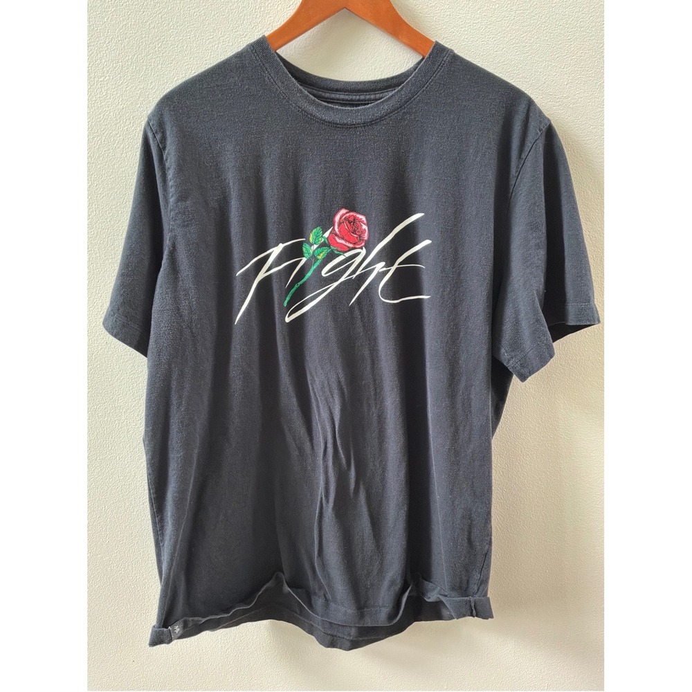 Jordan Flight Rose Sorry For Your Loss Tour Portland 1992 Black T-Shirt Mens XL